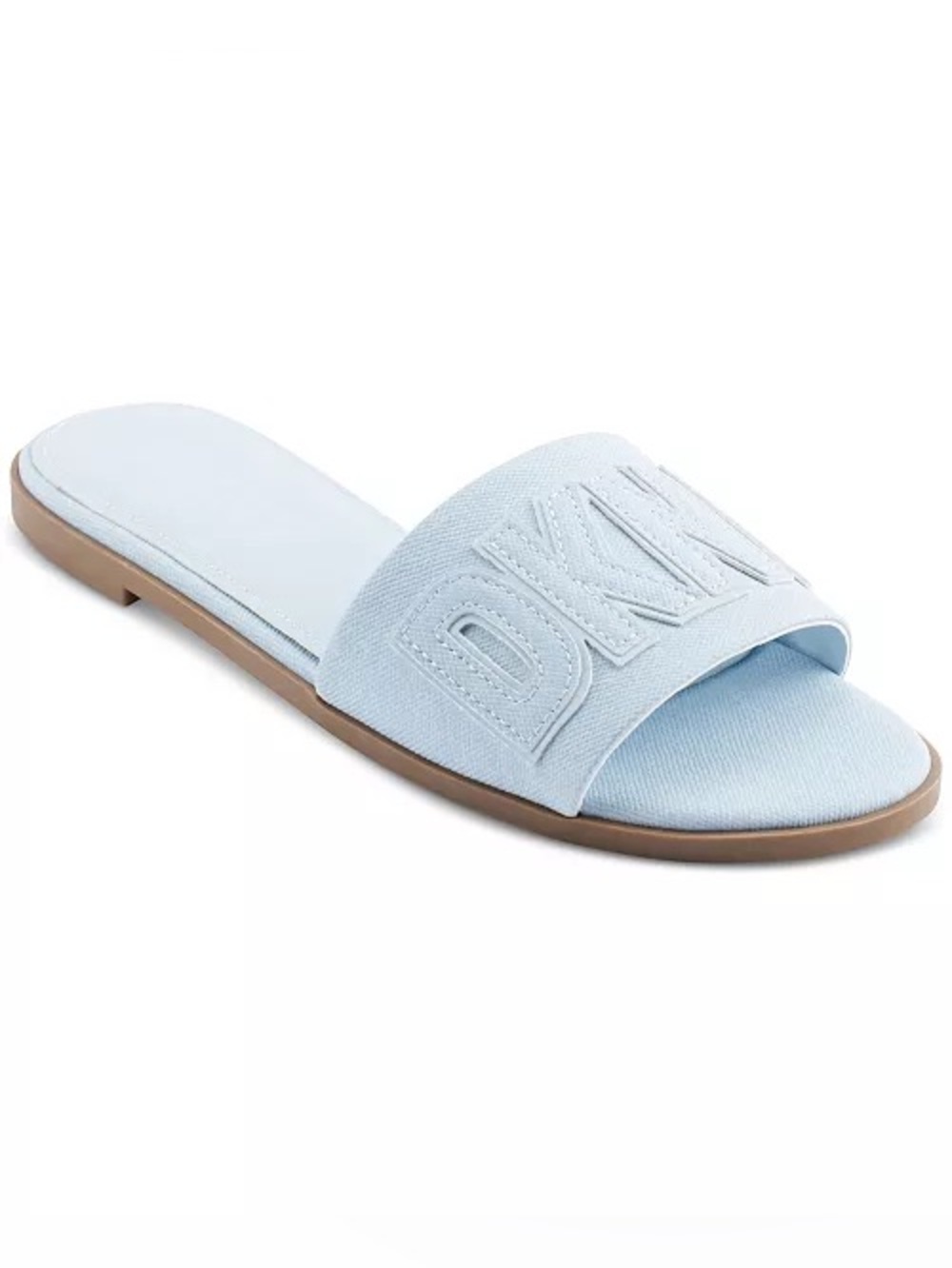 ♥️♥️ DKNY Women's Willow Slide Slip-On Flat Sandals - Celeste Blue